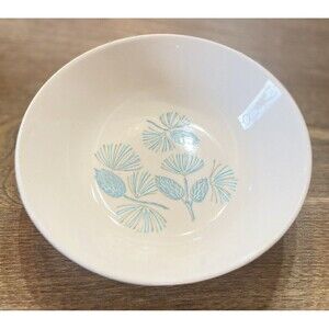 Vintage 1950s Marcrest Blue Spruce Stetson Cereal Bowl 6.75 In
